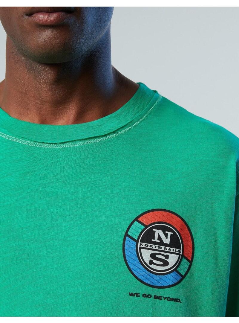 NORTH SAILS Camiseta para hombre con cuello redondo y