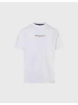 Camiseta Basic Legado blanca North Sails Para Hombre
